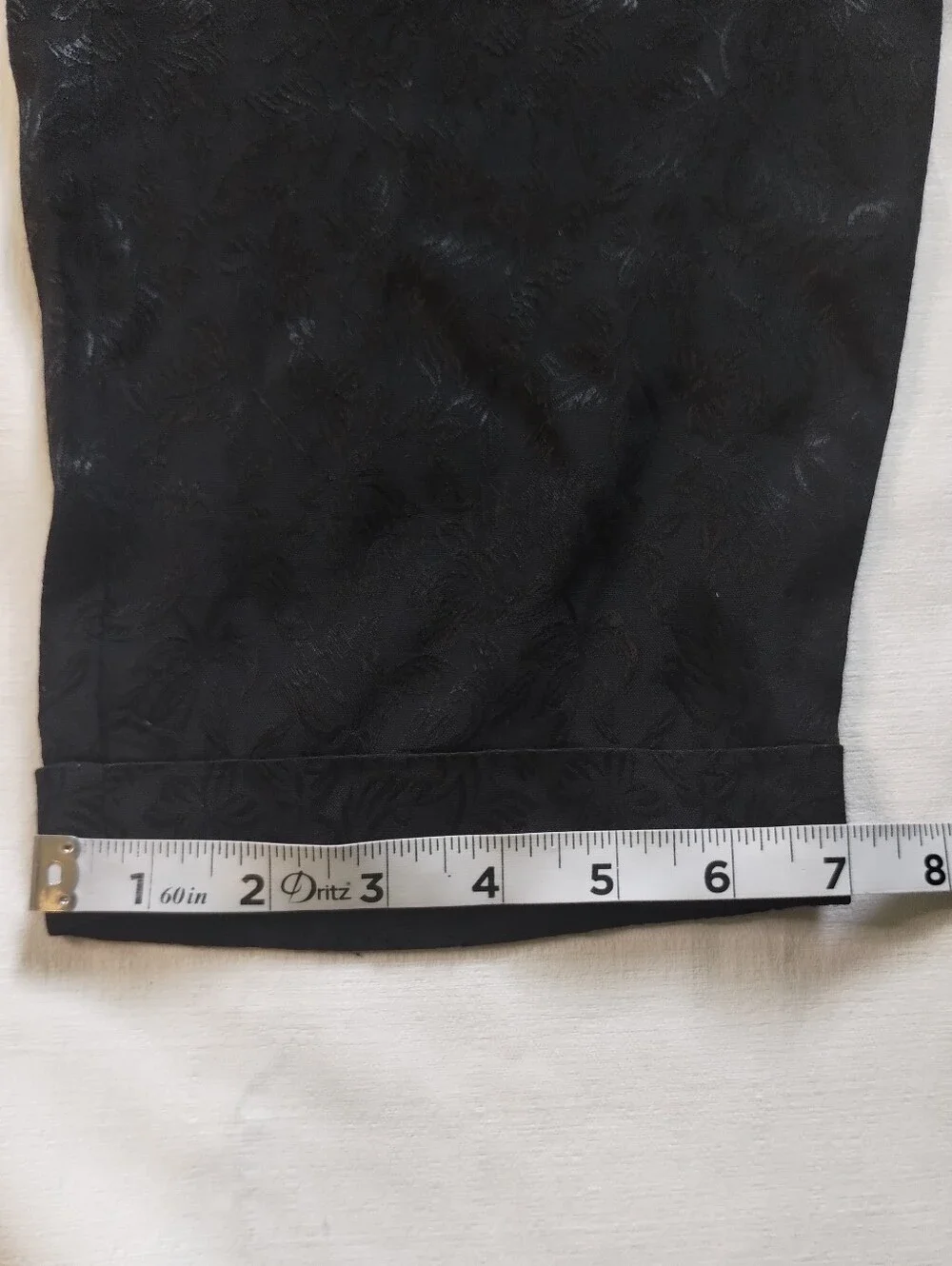 LOFT Black Textured Cropped Pants - Picture 7 of 11